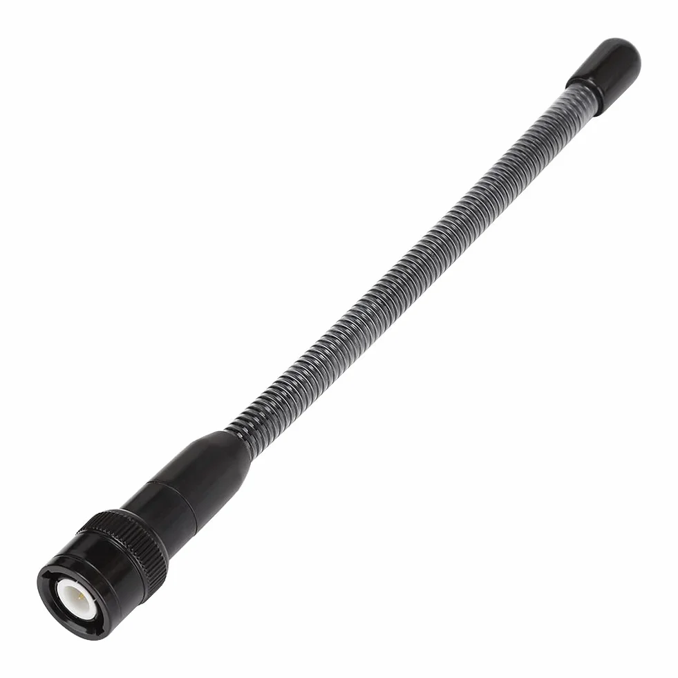 Antena Sprężynowa UHF 400-470 MHz 50 W 3dBi 16 cm BNC do Walkie Talkie Ham Radio Czarny