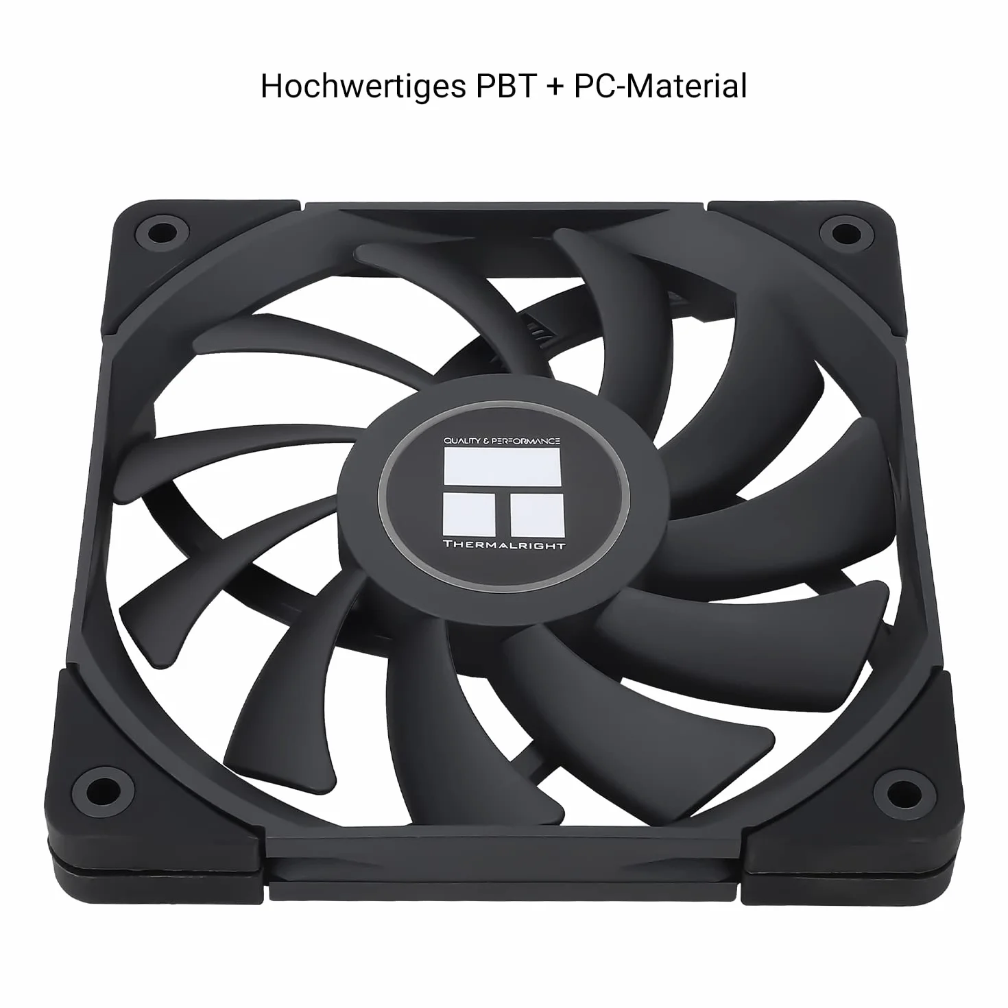 Thermalright C12015B Wentylator obudowy komputera 120 mm 15 mm 4-pin PWM cichy czarny