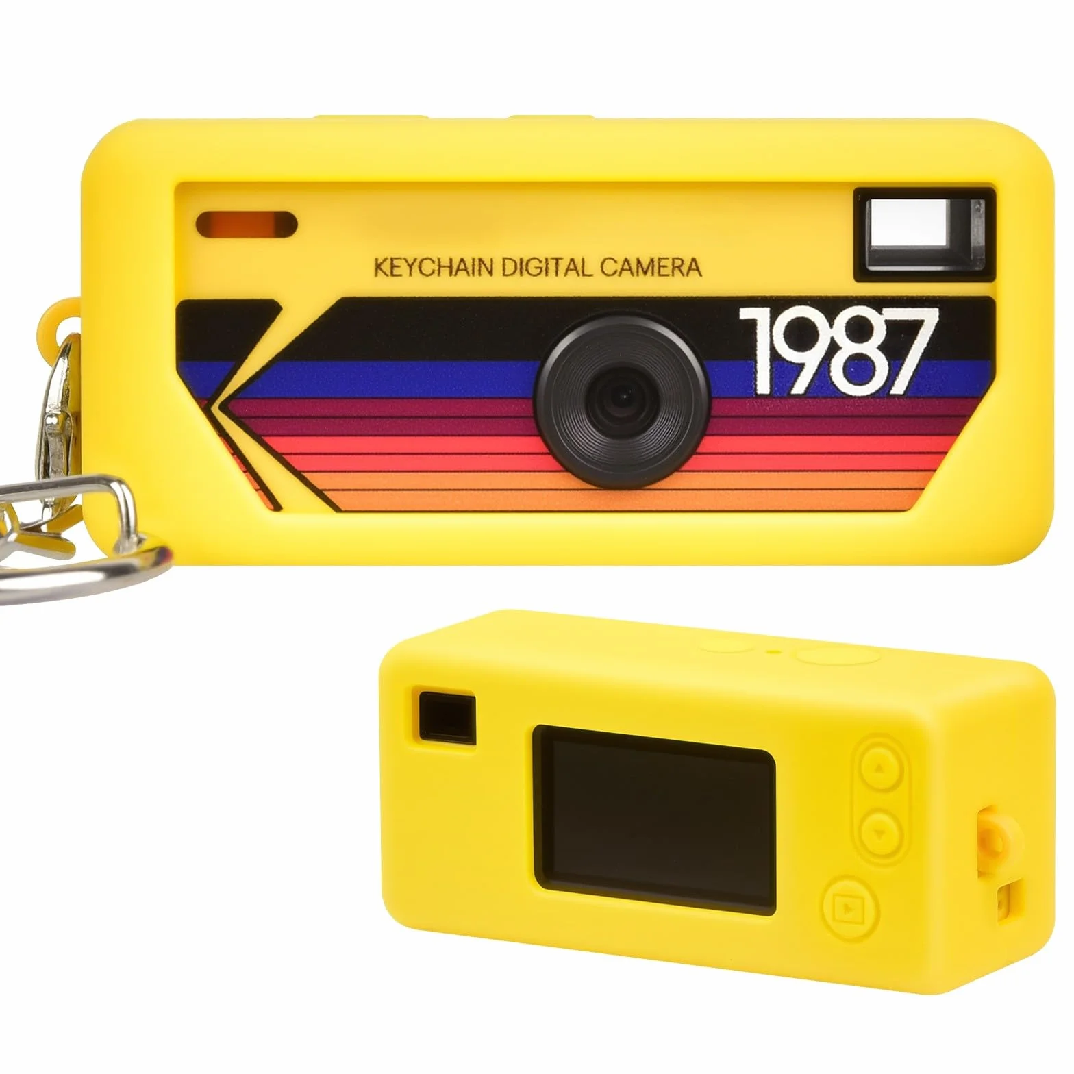 Silikonowa obudowa ochronna do Kodak Charmer aparat cyfrowy żółty