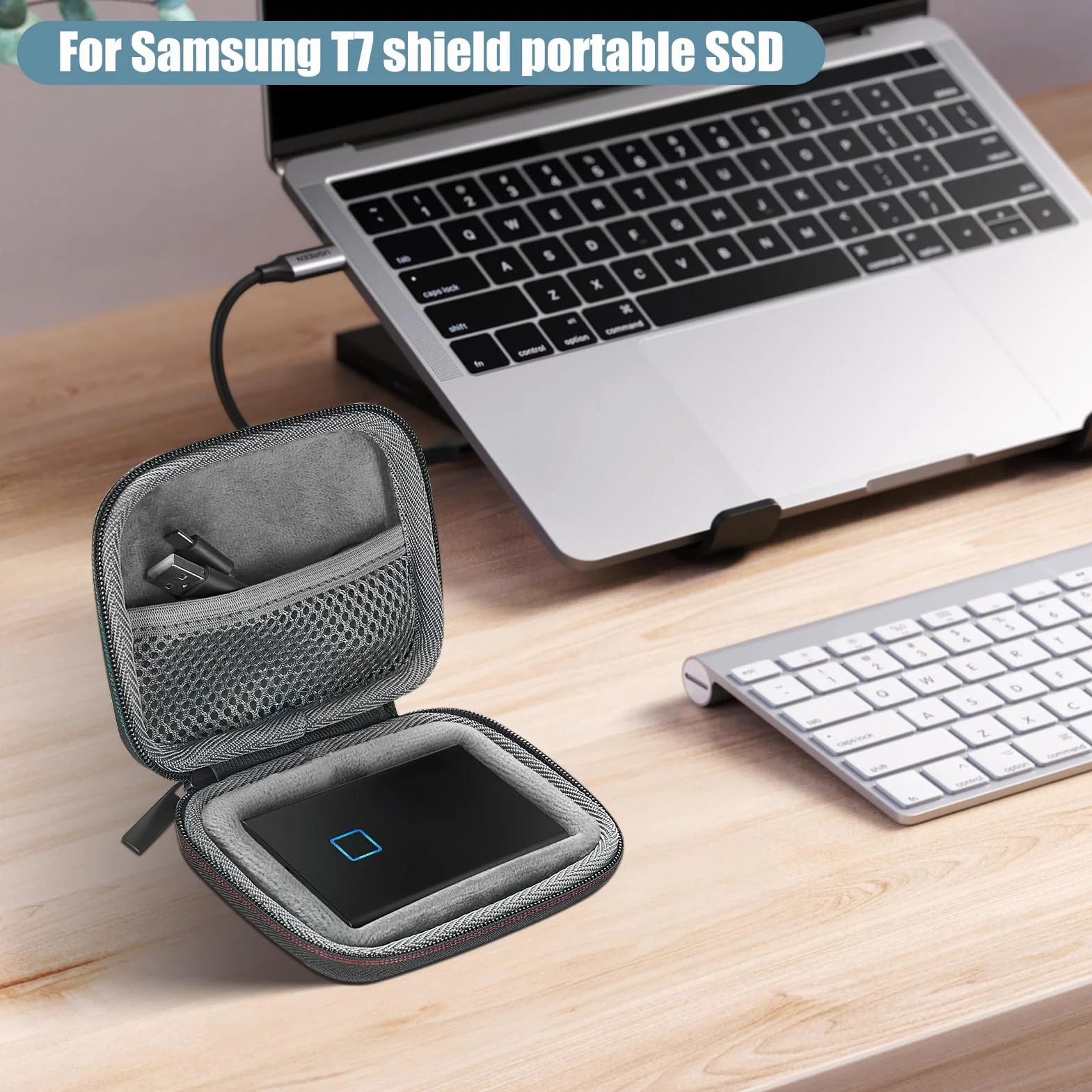 Samsung T7 Shield kieszeń na dysk twardy przenośna wodoodporna czarna