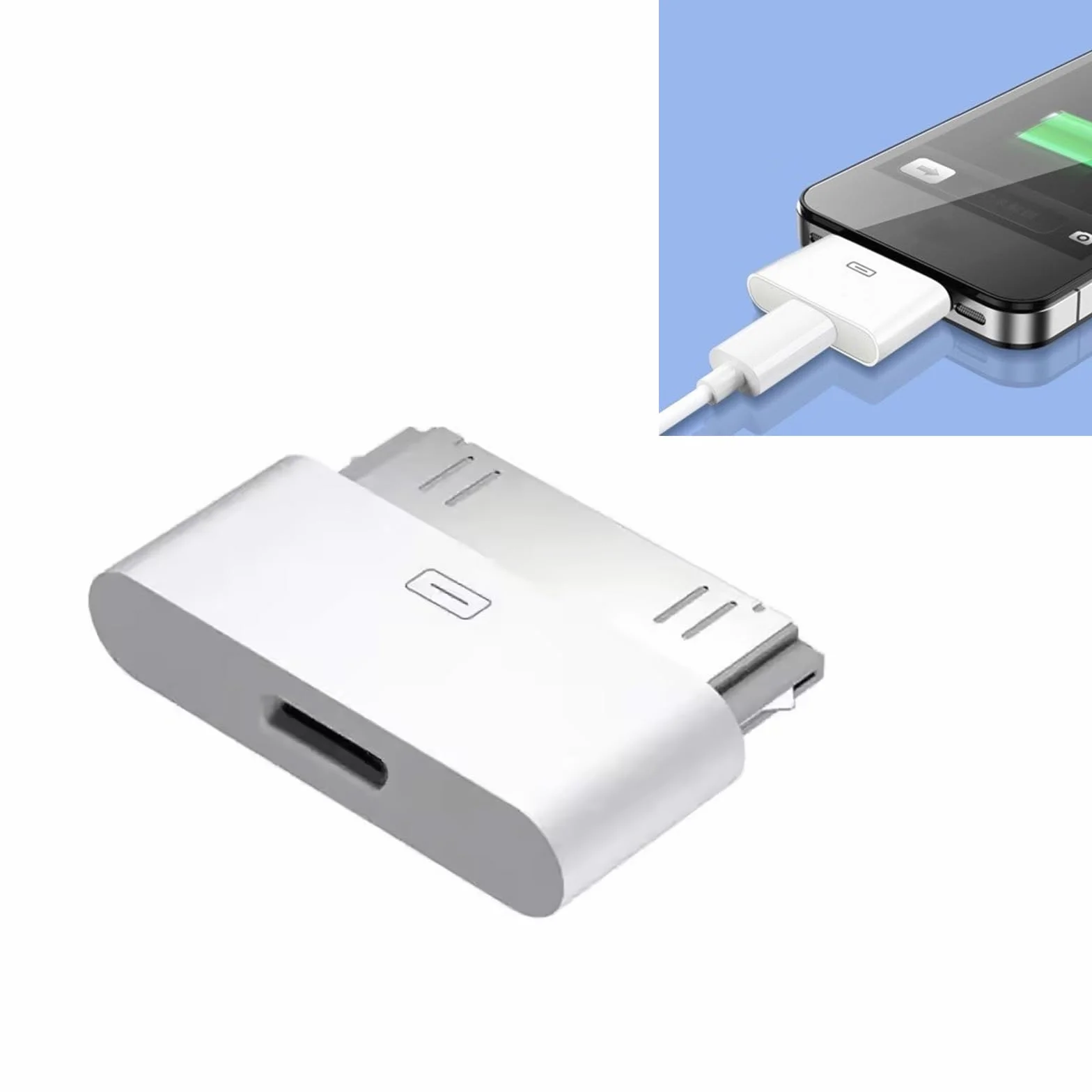 Adaptery 30-pinowe na USB C 8-pinowe do wielu urządzeń, takich jak Pad 1 2 3 i telefon 4 4S, nie są wymagane konfiguracje