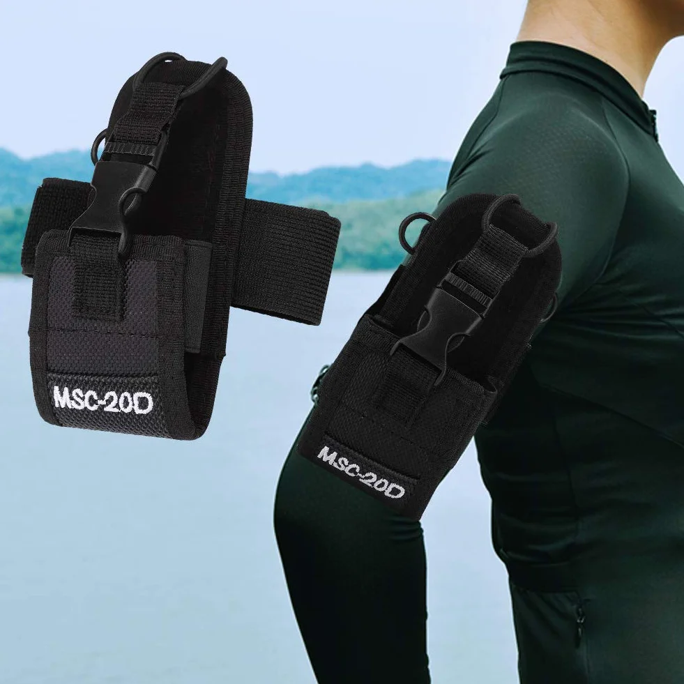 Uchwyt Na Walkie-Talkie Opaska Na Ramię Radio Police Etui Msc 20D Nylon Lekka Torba