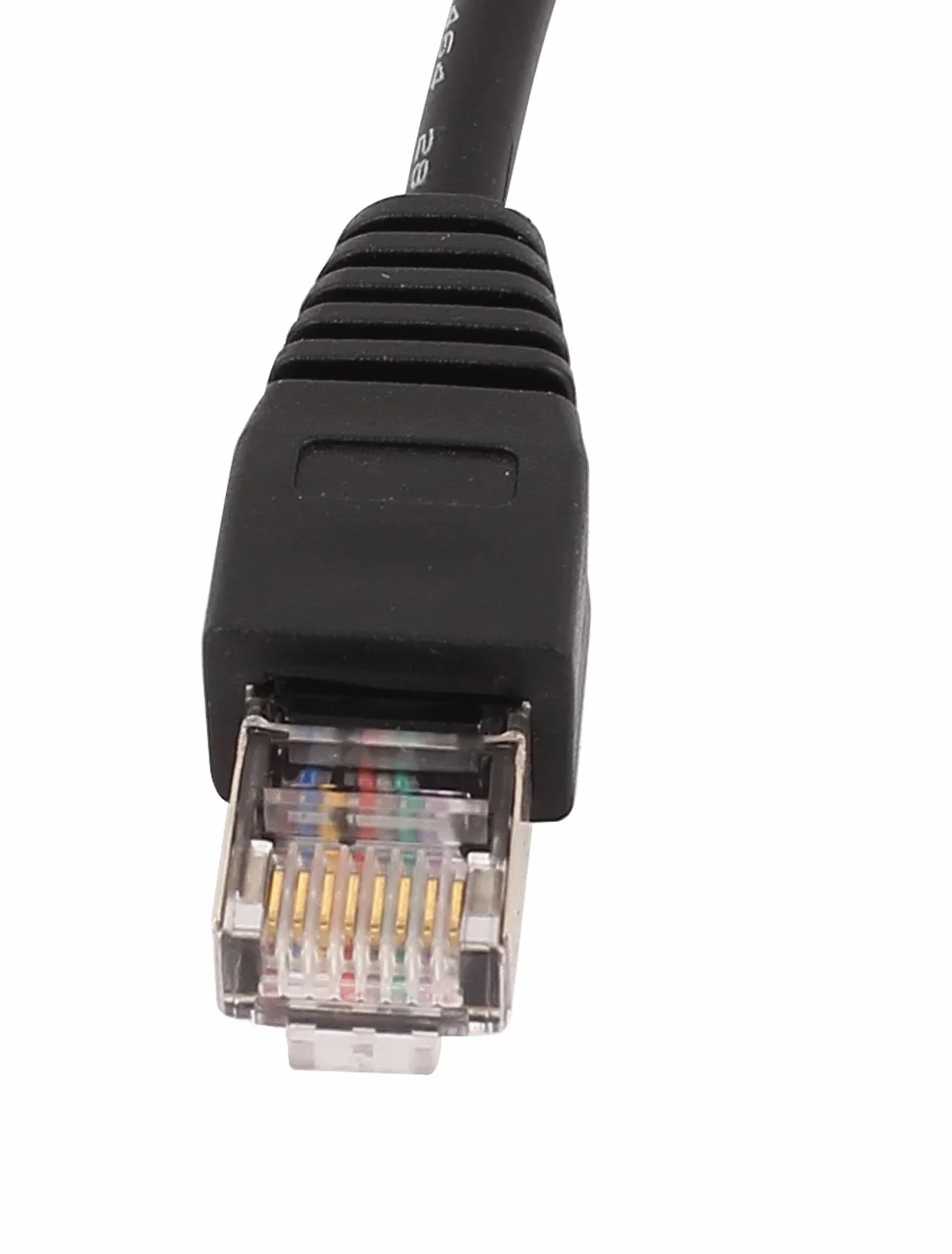 Uxcell a15062500ux0191 2 szt. Ethernet Lan męski na żeński kabel sieciowy RJ45 przedłużacz kabel 30 cm długości (opakowanie 2)