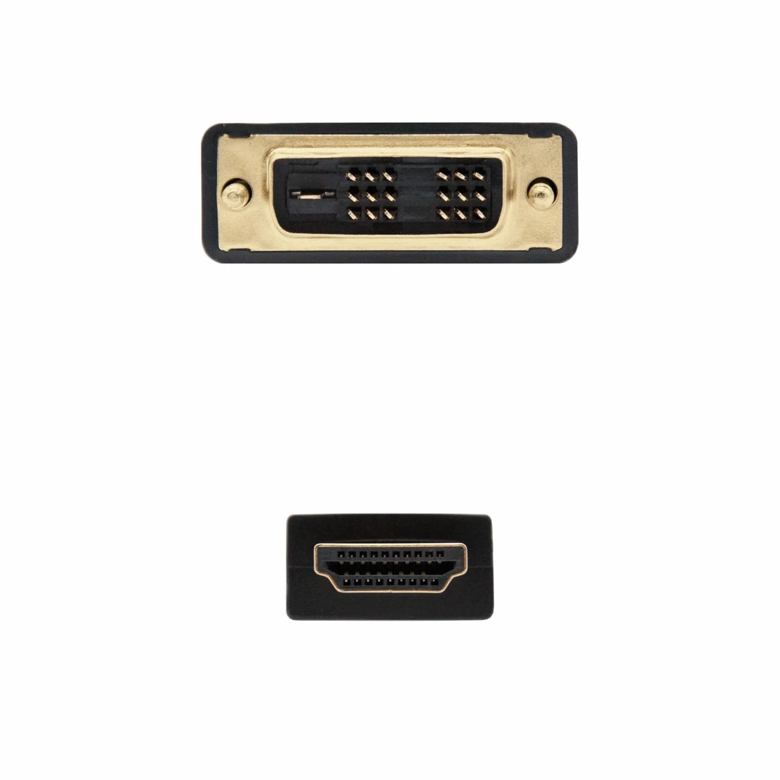 Kabel konwersji DVI na HDMI 1,8 m, męski DVI 18+1 na męski HDMI typu A