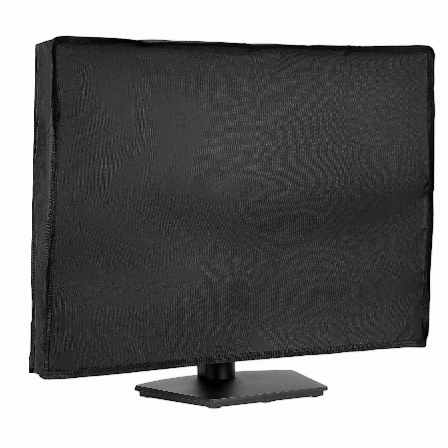 Czarne etui na monitor 24", all-inclusive etui na ekran 420D, tkanina Oxford, ochrona przed kurzem, wodoszczelna osłona na ekran PC