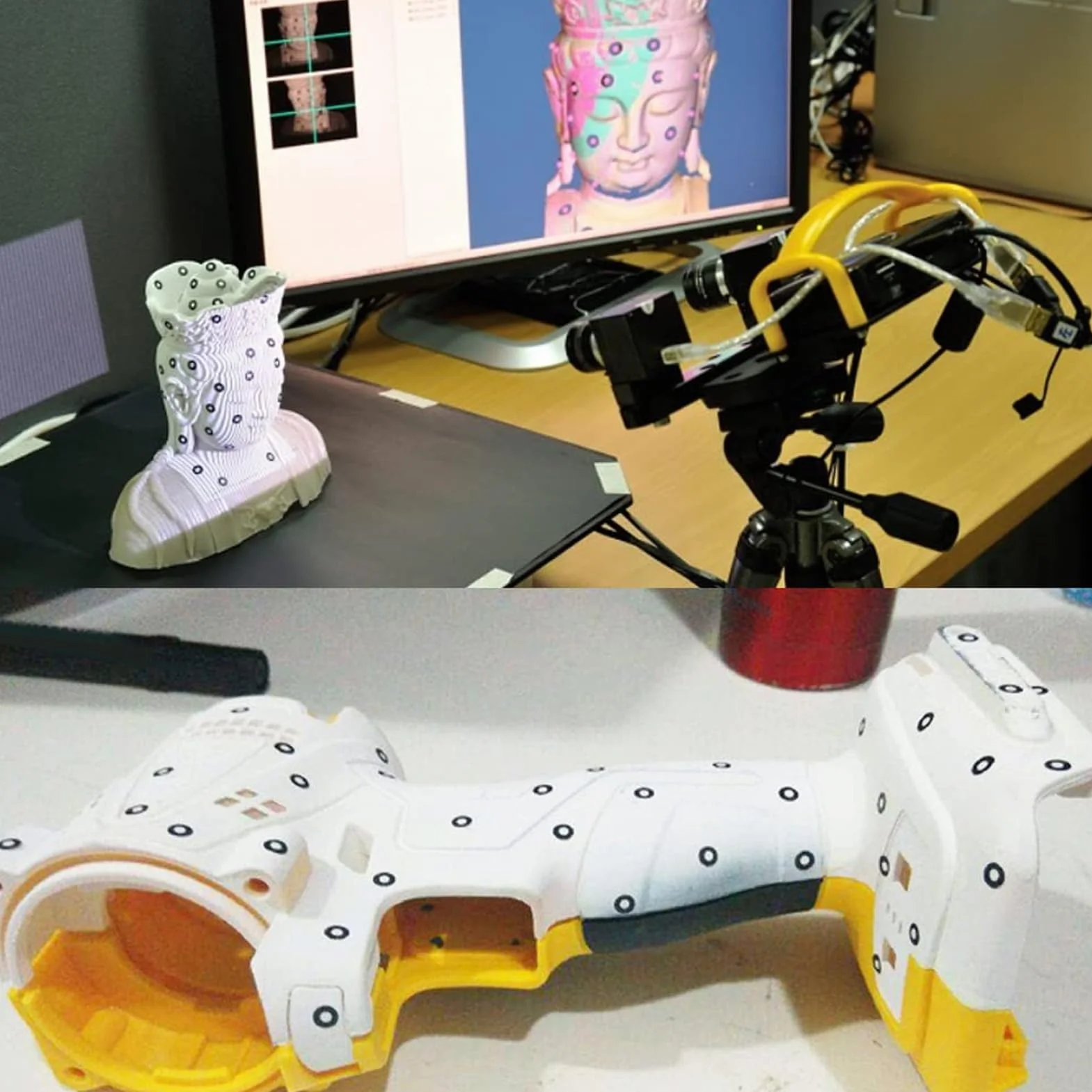 10 Arkuszy 560 szt. Markery do Skanowania 3D Kropki, Znaczniki Odblaskowe 3mm do Skanera 3D, Znaczniki Odbicia Rozproszonego do Inżynierii Odwrotnej